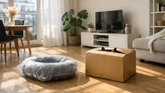 Dlaczego kot wybiera karton zamiast legowiska i co to mówi o jego stresie