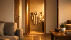 Gdzie dosuszyć pranie, żeby nie podnieść wilgotności w mieszkaniu? Najlepsza opcja to łazienka